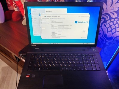 Notebook Laptop Toshiba Satellite C70D A 11D 17.3/AMD A6/8GB/256SSD Rus Tastatur