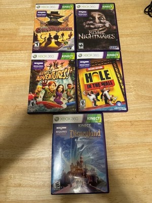 Lot Of 5 Xbox 360 Kinect Games All Cib 