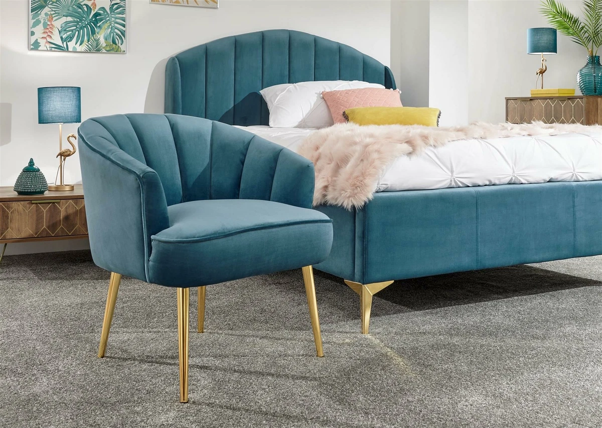 PETTINE CHAIR LOUNGE BEDROOM SOFA SEAT UPHOLSTERED FABRIC CLASSIC