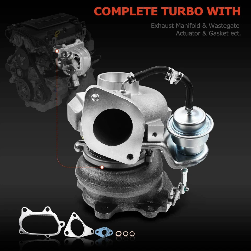 Турбокомпрессор для Subaru Legacy Outback 2005 2006 H4 2,5 л RHF5 14411-AA510 - Изображение 2 из 4