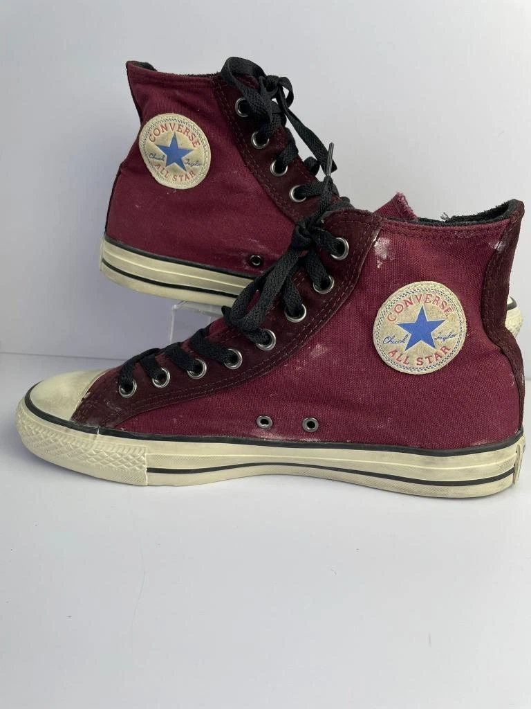 Maroon converse high tops outlet