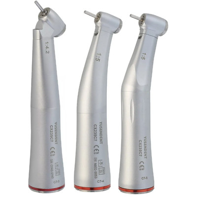 COXO Dental Electric Handpiece Contra Angle 1:5 45° Surgical Fiber Optic LED NSK