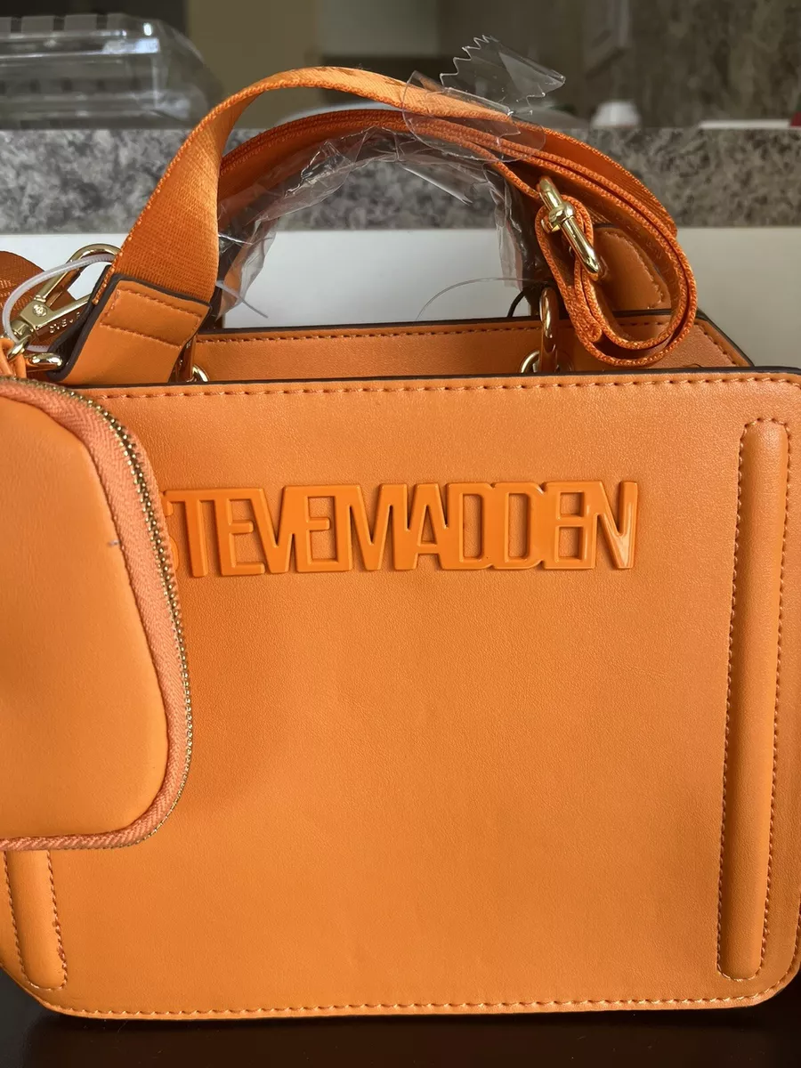 Steve Madden Bevelyn Orange Satchel Crossbody Purse. TikTok. NEW