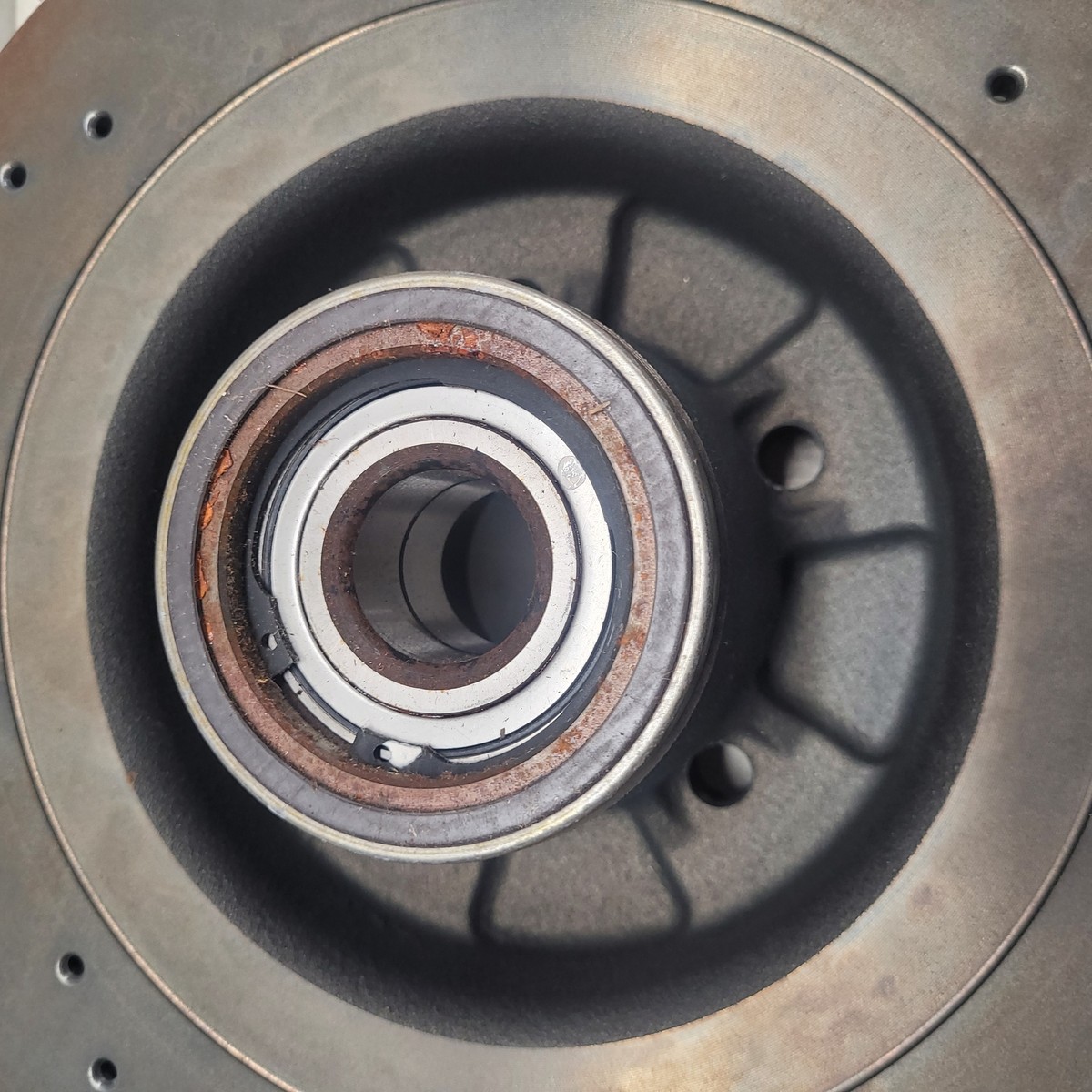 Renault Megane MK2 Sport Rear Wheel 1x Brake Drilled Disc Genuine 