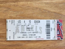 ANGELS 2023 Ward Trout Ohtani Back to Back to Back Full Ticket Stub 4/23/23