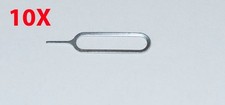 10X Sim Card Tray Removal Eject Tool Pin for Apple iPhone 3G 4 4S 5  iPad 1 2 3