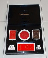 Cofanetto Carte PIERRE CARDIN Set Poker Bridge Dadi NUOVO Box playing cards 