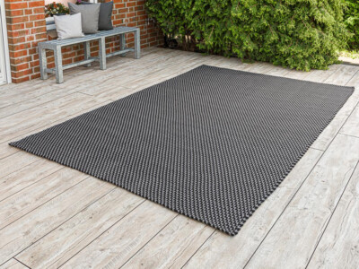 PAD Outdoor Teppich POOL Grau Schwarz 200x300 Concept Matte Badematte 2x3 Meter