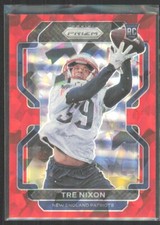 2021 Panini Prizm Red Cracked Ice Tre Nixon Rookie #428