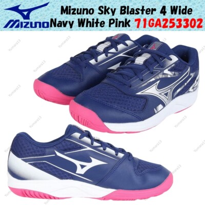 Mizuno Sky Blaster 4 Wide Navy White Pink 71GA253302 Men's Size