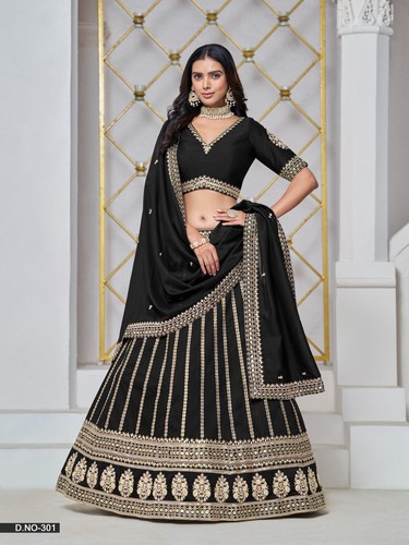 Indische pakistanische Bollywood Designer-Partykleidung Chaniya Choli für Damen Lehenga Choli - Bild 18 von 33