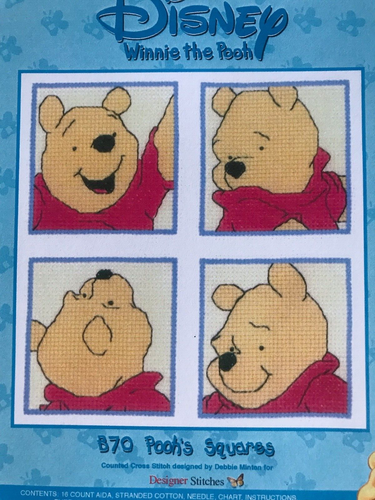B68 B69 B70 B7 Winnie the Pooh & Friends Squares cross stitch PATTERNS - Picture 9 of 12