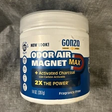 Gonzo 4158 Natural Magic Fresh Scent Odor Air Magnet with Charcoal 14 oz.