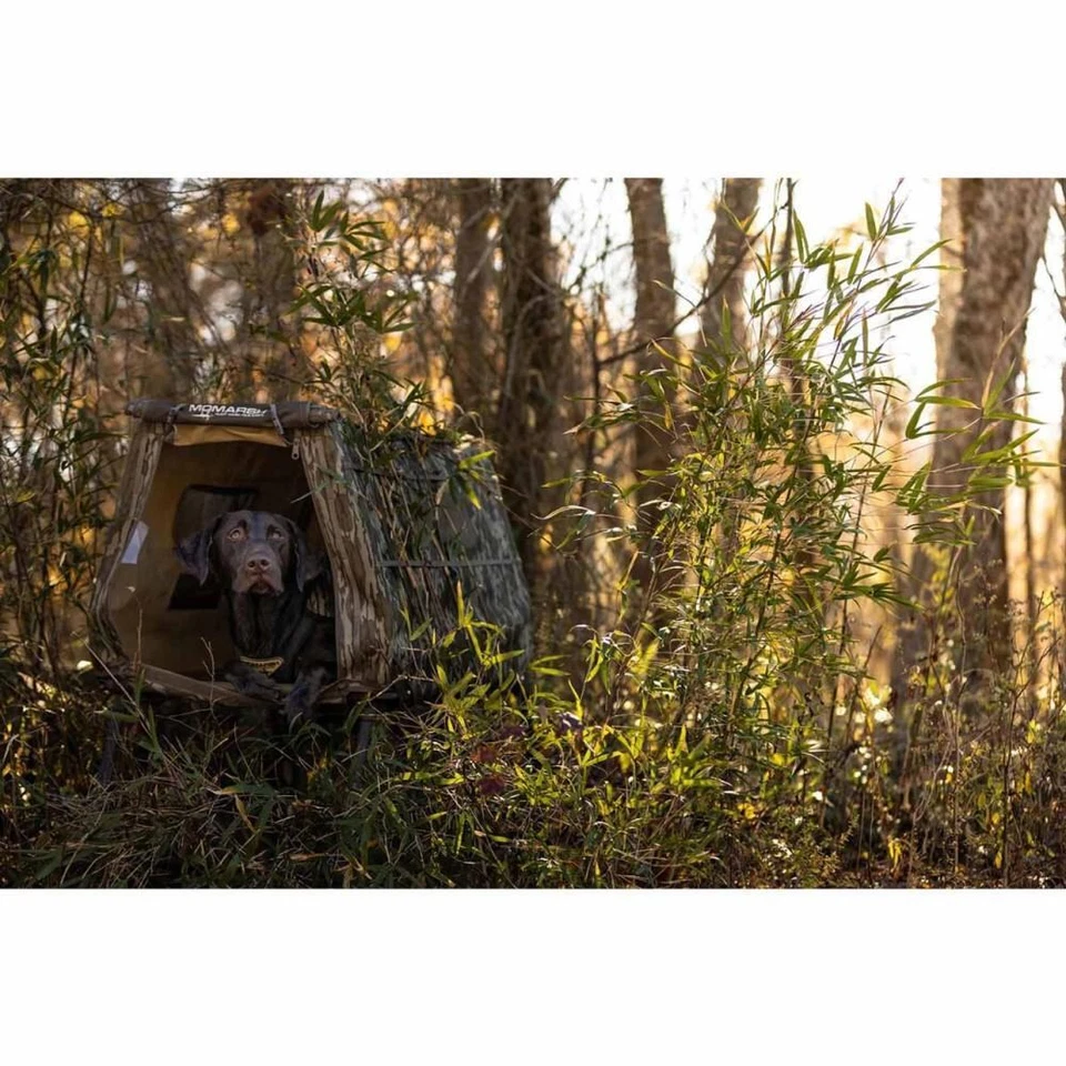 Higdon Outdoors Invisilab Dog Blind Mossy Oak Bottomland Portable Shelter - Image 2 of 4