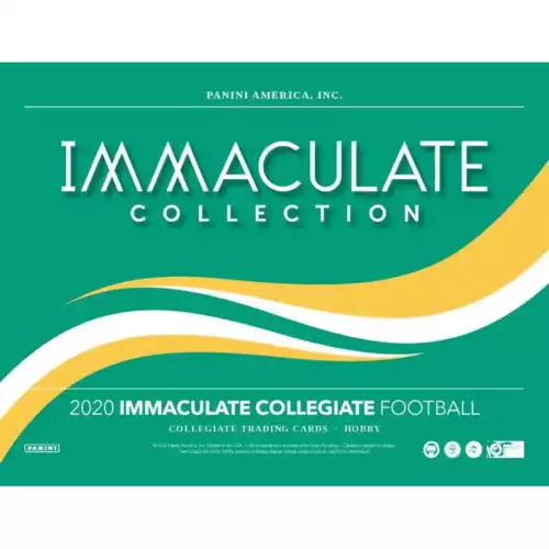 2020 IMMACULATE COLLECTION COLLEGIATE FOOTBALL HOBBY box factory sealed 20PAFICC