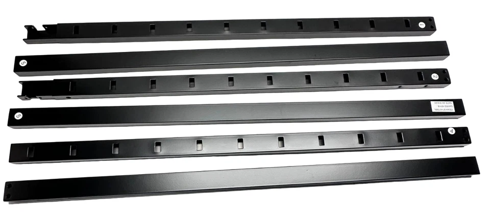 Marco de cama nido enrollable doble Walker Edison acero con recubrimiento en polvo en negro Foto 2 de 4