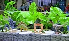 Jurassic Park Dinosaur T- Rex Gates Aquarium Bridge Fish Tank  Ornament