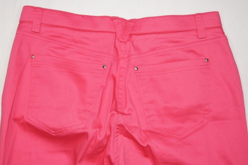 Pantalones para mujer Haggar Petites Capri talla 10P elásticos rosa - Imagen 7 de 9