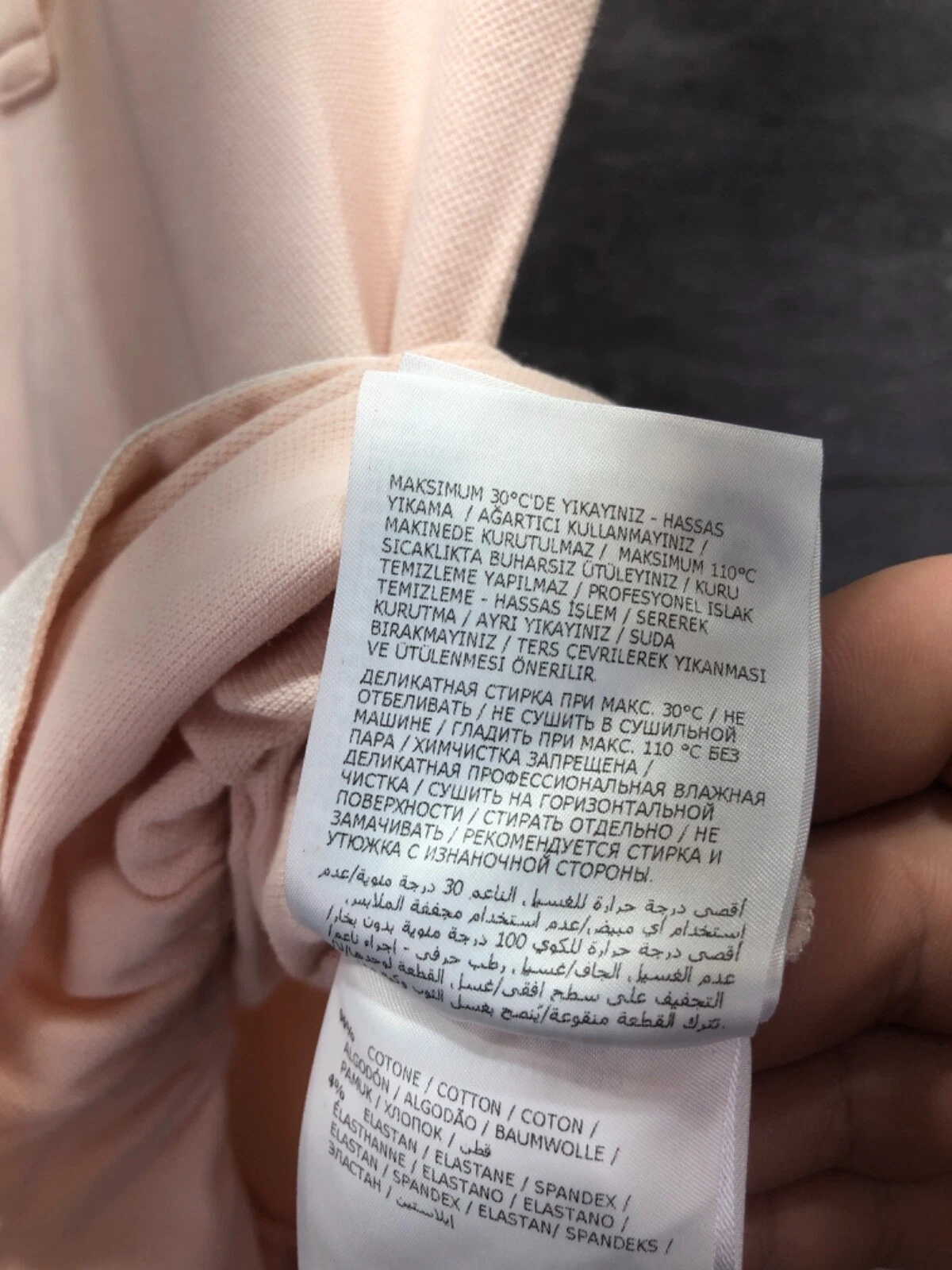 POLO ABITO MONCLER ENFANT TAGLIA 10 ANNI