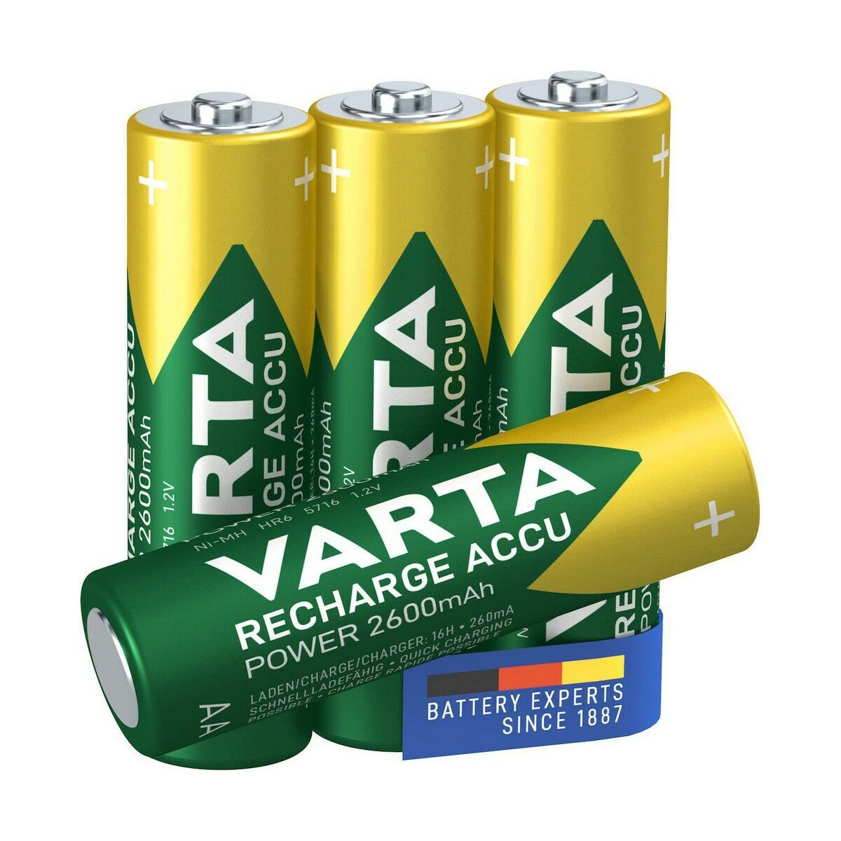 Thumbnail - Akkus Varta Recharge Accu Power Aa 2600 Mah 1,2 V Aa [1 Stück]