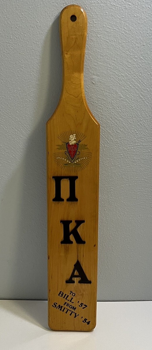 Vintage Pi Kappa Alpha Fraternity Paddle University of Cincinnati