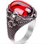 miniature 12  - Fashion Women Silver Party Jewelry Wedding Oval Cut Sapphire Rings Size 6-13