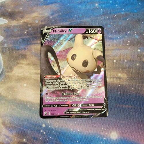 Pokémon JCG - Mimikyu V - 062/163 - Styles de Bataille - Ultra Rare - Neuf dans sa boîte - Photo 1/4