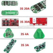 3S 4/5/20/30A Li-ion Lithium Battery 18650 Charger PCB BMS Cell Protection Board