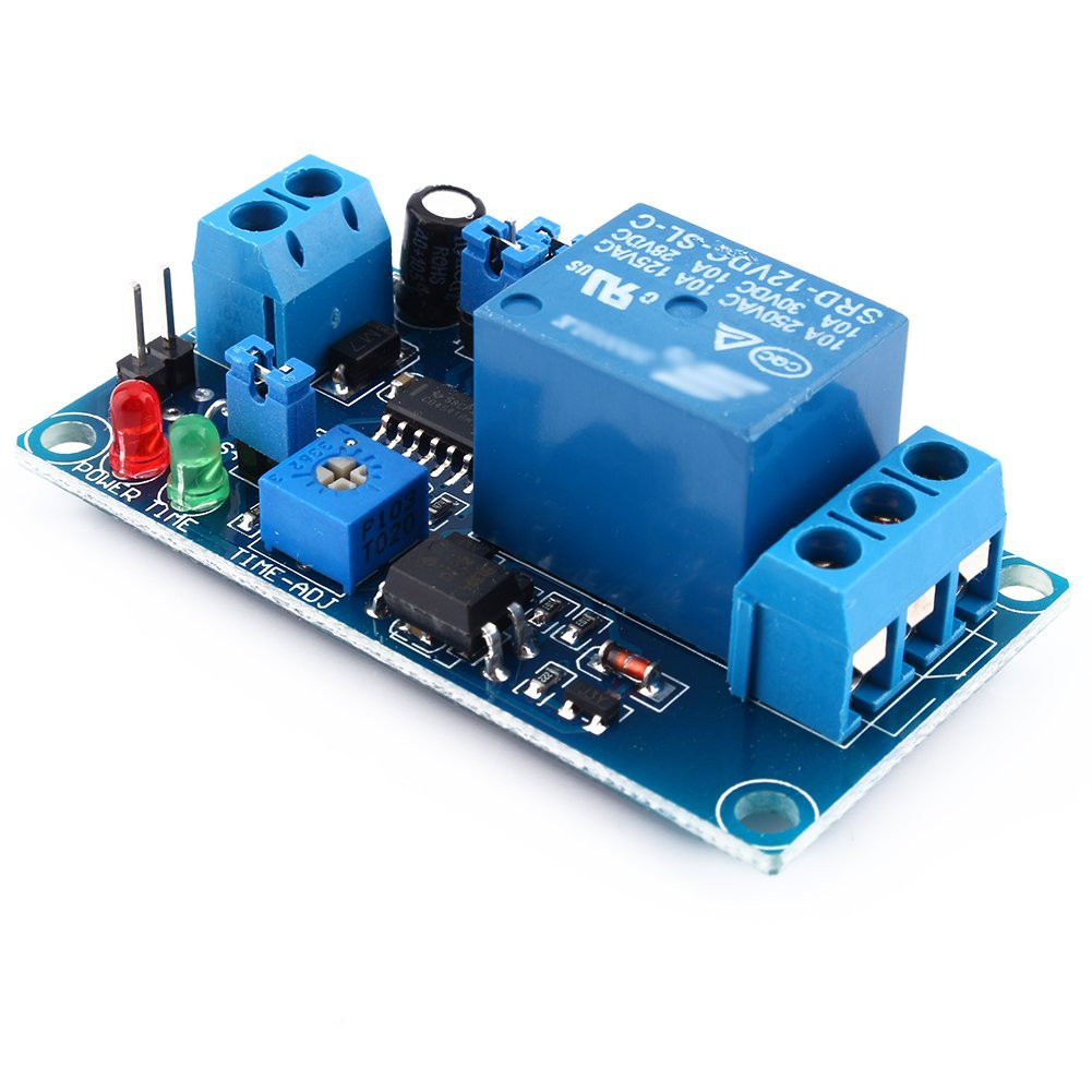 12V DC Delay Relay Delay with Timer Turn On/Delay Turn off Switch Module Delay C