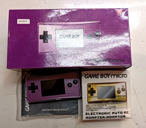 NINTENDO GAME BOY MICRO 20th ANNIVERSARY COLOR PINK