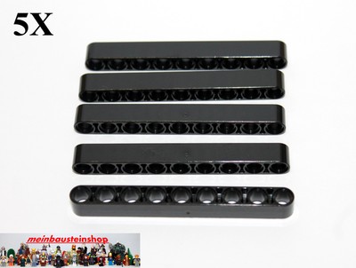 5X Lego® 40490 Technik Technic Liftarme Beam 1X9 Schwarz Black NEU