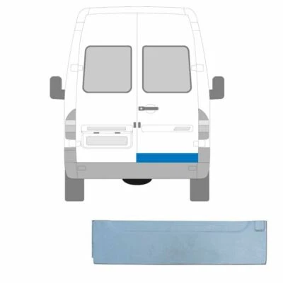 MERCEDES SPRINTER CRAFTER Arrière portes tole de reparation intérieur extérieur - Photo 1/2