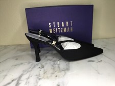 Vintage Stuart Weitzman Black Heels  Nicety   Size 10 B New with Box