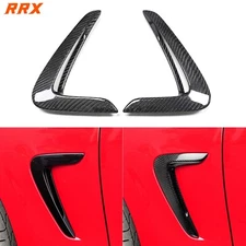 Real Dry Carbon Fiber Side Fender Vent Cover For BMW F32 F33 440i 4 Series 14-20