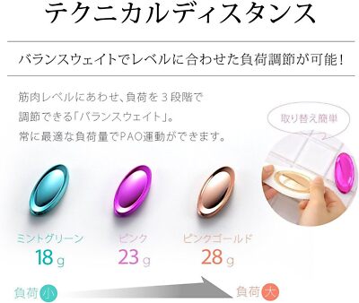 MTG Facial Fitness PAO Seven Model White W540mm×D65mm×H35mm From