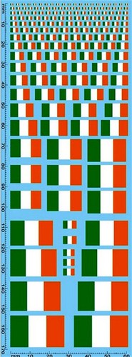 Flags Ireland 1:24 Decal Decals