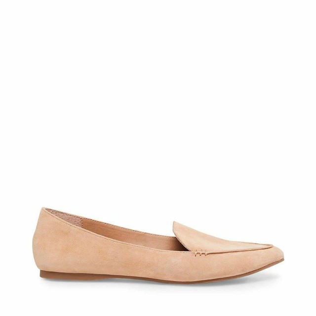steve madden feather loafer flat