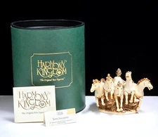 Harmony Kingdom * TERRA INCOGNITA * Horses, Treasure Jest 1997 Retired Excellent