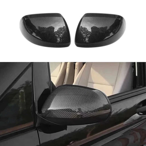 Fiber Rearview Mirror Cover Trim For 14-25 Mercedes-Benz Vito Metris W447