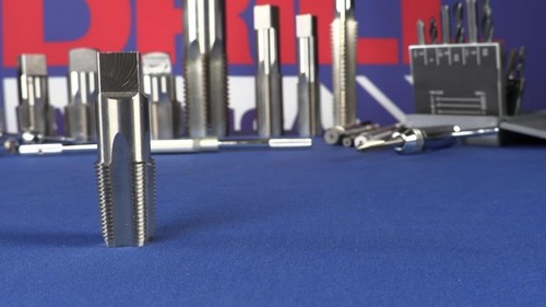 2" NPT Schnellarbeitsstahl 7 Flöten Rohr Gewindebohrer, Bohrer America T/A Serie, runder Schaft - Bild 10 von 10