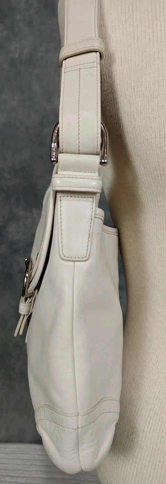 Coach Vintage Shoulder Bag/Crossbody Purse White SoHo L3S-9480 1993 - Image 3 of 4