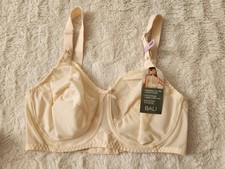 NEW BALI Size 34D Bra Beige Full Coverage Cool Comfort Classic Support DF0180