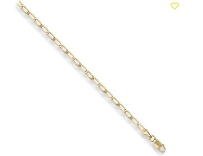 9ct Gelbgold Rada Damenarmband 7.00''