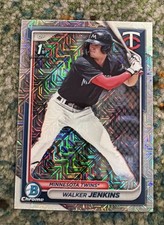 Walker Jenkins 2024 Bowman Chrome 1st Mega Box Mojo Refractor Twins #BCP-43