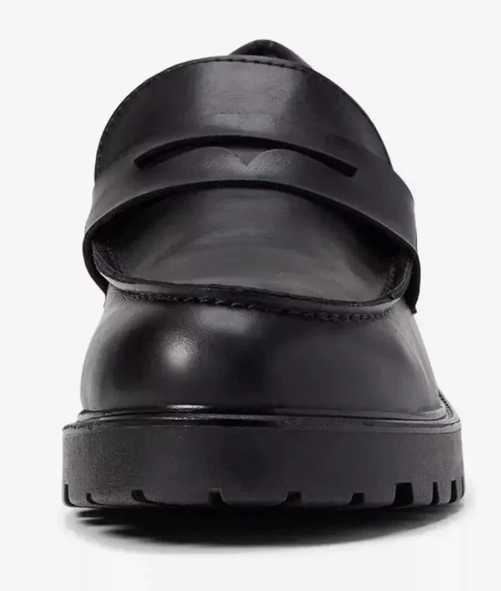 Steve Madden Womens Course Leather Lug Loafers Shoes - Image 2 of 4