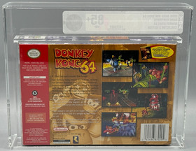 Donkey Kong 64 Nintendo 64 N64 Collectors Edition Sealed VGA 85+ Graded Rareware