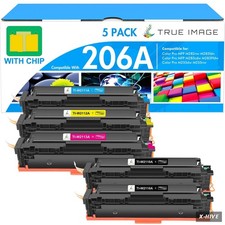Toner Cartridges 5 206A Pack 206X Ink Chip