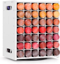 84 Grids Rotating Acrylic Paint Holder Organizer Rack, Craft 2Oz Paint Bottle St