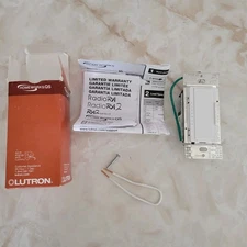 LUTRON Maestro  MSC-S8AM White Plate Switch Like Neww