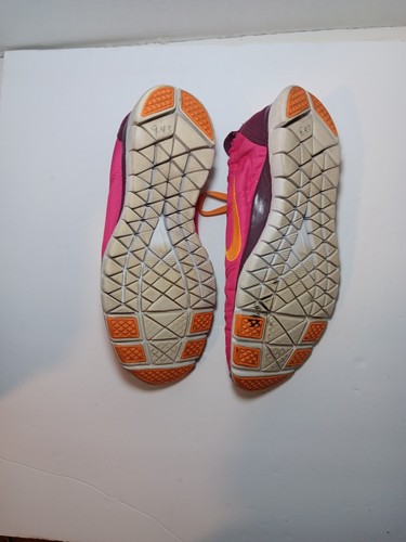 Nike Womens Free Twist Running Shoes Pink Orange 487791-601 Low Training Size 9 - Bild 5 von 6